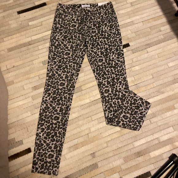 Loft Leopard Print Modern Skinny Jeans - Picture 2 of 11